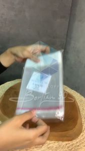 Plastik Display 10x12 Cm isi 100 lembar / Plastik Perlize / PlPlastik Opp Gantung Aksessoris Dan Snack Murah