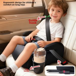 Child Car Seat Safety Booster Pad for 3-12 Years Old Kids Vehicle Mounted Heightening Baby Seat Fireproof Breathable EPP Material