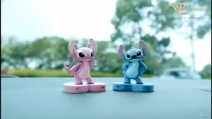 𝗩𝗔𝗡𝗭𝗢 Disney STITCH & ANGEL Dashboard Car Air Freshener