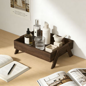 Vintage Wooden Cosmetics Tray
