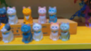 🐱 Standing Staring Cute Cat Figurines (Set A / Set B) – 6pcs Mini Cat Decor | Ready Stock Malaysia