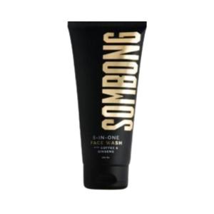 SOMBONG 5-in-1 Face Wash With Coffee & Ginseng Sabun Pembersih Wajah Pria 100ml