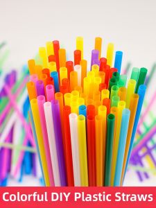 Colorful DIY Plastic Straws