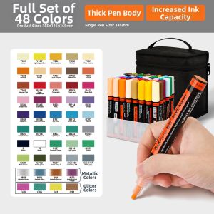 Touch Color | Non-toxic Water Washable No Bleed Through Acrylic Markers