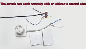 Smart Light Switch 110V 220V WiFi Touch Sensor Smart Switch App Remote Control No Neutral Wire Work With Alexa Google Home