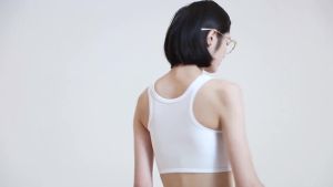 XFTOPSE 【Local Stock】Chest Binder Short Buckle Breathable Bre-ast Binder Tomboy Comfortable M L XL XXL