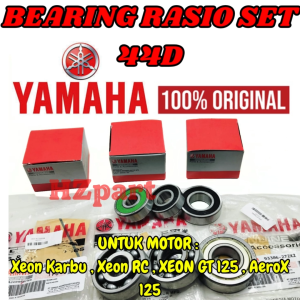 BEARING RASIO SET 44D ASLI ORIGINAL YAMAHA XEON KARBU/XEON RC/XEON GT125/AEROX125 KUALITAS 100% ORI.