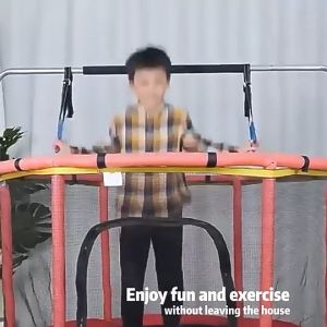 GooGoo Bird Trampoline Jumper Indoor Outdoor Children Bouncer Jumping Bed With Safety Fence Trampolin Kanak Lompat