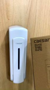Hộp nhấn xà phòng KAG-HXPN67 Caesar chính hãng-Trắng-White bình xịt xà bông 350ml thiết kế sang trọng nhấn êm siêu bền