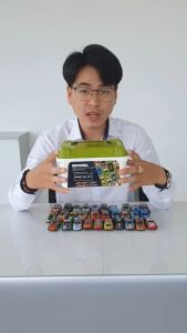 Thùng 30 Xe Ô Tô Đồ Chơi Hợp Kim Combo Kèm Hộp Đựng Đồ Chơi Ô Tô Nhiều Màu Cho Bé