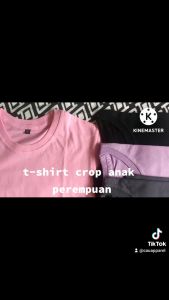 CAUAPPAREL T-SHIRT CROP KAOS ANAK PEREMPUAN BERKUALITAS PREMIUM USIA 1-11 TAHUN