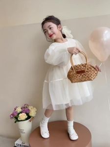 Váy công chúa cho bé gái thời trang mùa xuân 2025 Váy trẻ em mới cho bé gái váy mùa xuân thu váy tulle mùa xuân