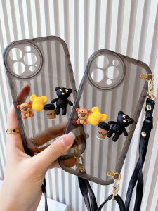 Xiaomi 14 Stereo Cartoon Slanting Phone Case Suitable for Redmi Note Silicone 12 Gel Spring 9 Edition Ultra Model Fashionable