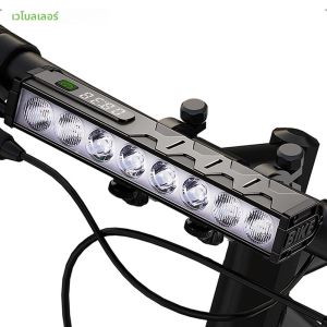 10000MAhจักรยาน 8 LEDด้านหน้าวงเล็บคู่Power Bank MTB Mountainจักรยานโคมไฟจักรยานไฟหน้าขี่จักรยานAccessorieหาง ﻿
