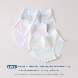 Hodo | Antibacterial Lace Trimmed Cotton Panties