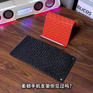 Sáng Tạo Silicon Giá Đỡ Điện Thoại Linh Hoạt Có Thể Gập Lại Biến Hình Để Bàn Máy Tính Bảng Laptop Giá Đỡ Phụ Kiện Du Lịch 1PC