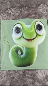 Kaos 3 dimensi pria motif animasi litlle snake tshirt oblong katun 24s H039 by hans co