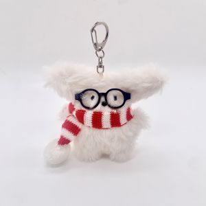 Decorative Plush Dog Keychain Bag Charm