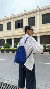 Túi balo dây rút nhỏ AIO BAG màu xanh dương TMB 0003 - TMB of Vascara