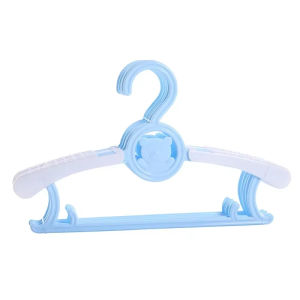 Bear plastic retractable childrens hangers newborn baby hangers baby hangers small children cartoon hangers