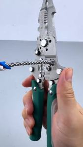 Heavy-duty multifunctional wire stripper Foldable Cable Cutter Pliers Electrician Cable Cutting Wiring Pulling Stripping Tools
