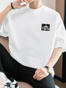 Áo Thun Cotton Nam Tay Ngắn Mùa Hè Dáng Rộng Cổ Tròn in Họa Tiết Động Vật Thường Ngày Thời Trang Chống Nhăn