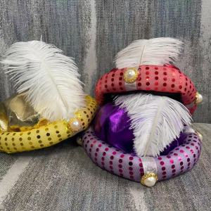 Mũ Nhân Vật Thần Thoại Aladdin Dành Cho Người Lớn Và Trẻ Em Mũ Lông Vũ Dùng Trong Các Bữa Tiệc Lễ Hội Đạo Cụ Biểu Diễn Mũ Hóa Trang Halloween