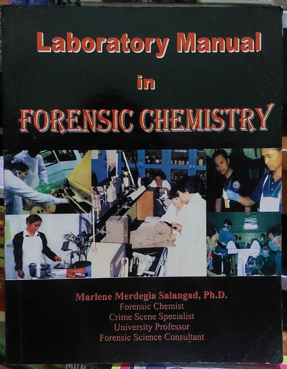 Laboratory Manual in Forensic Chemistry Lazada PH