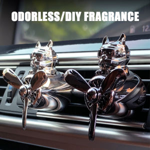 DIY perfume odorless ornaments airplane pilot bulldog car air fresheners decorations accessories aroma vent fragrance diffuser