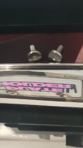 PLATE HOLDER FOR MOTORCYCLE STAINLESS WITH BOLTS INCLUDED