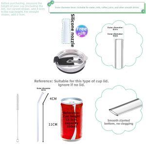 FAGEEN | Heat Resistant Borosilicate Glass Straw