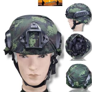 หมวกเคฟร่าพร้อมผ้า หมวกทหาร ครบพร้อมใช้