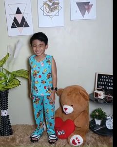 Pack of 6pcs KIDS TERNO Sando and Pajama Sleepwear for Kids Cotton Spandex KSP