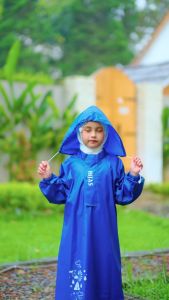 JAS HUJAN ANAK BAHAN PREMIUM KUAT & TEBAL DARI PARASUT BALON UNTUK UMUR 5 6 7 8 9 10 11 12 13 tAHUN