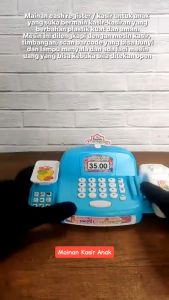 Smile - Mainan Edukasi Anak Kasir Kasiran Mini Market - Cash Register LK-1