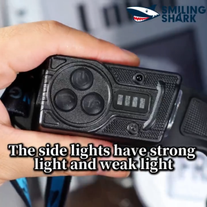 【8600 Lumen】SMILING SHARK LED Headlight Induction Work Light 6Mode White Light 315° Head Lamp Type-c Rechargeable Waterproof Outdoor Working Lighting S01