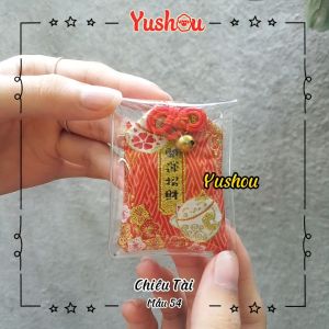 Móc Khóa Yushou Tiền Tài - Mẫu 54 (Kiểu Omamori) Có sẵn