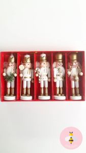 Pinky Bee Dekorasi Natal Gantungan Pohon Nutcracker Set 12.5cm 70482800