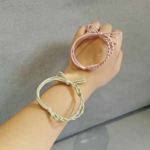 Fresh Style Hair Ties & Basic Weaving Leather Covers: Hair Accessories for Women & Girls