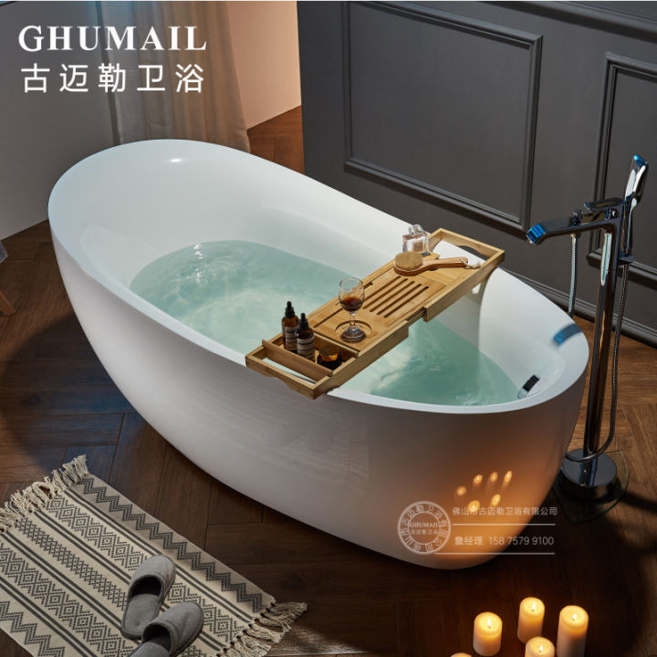 Acrylic Bathtub 1.4 1.5 1.6 1.7 1.8 M Independent Small Apartment Red ...