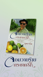 จอมวายร้ายกระชากรัก หนังสือนิยาย โดย บุษบาบัณ สาวออฟฟิศหนีความวุ่นวายในเมือง มุ่งหน้าขึ้นเหนือเพื่อหาที่สงบเงียบ เธอคิดว่าจะเป็นแดนสวรรค์กลับเต็มไปด้วยความวุ่นวายและทำให้หัวใจปั่นป่วน เมื่อเธอต้องเจอกับนักธุรกิจหนุ่มลูกครึ่งผู้เป็นเจ้าของสวนส้ม