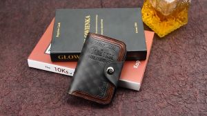 Dompet Exclusive Pria: MenBense Dompet Kulit PU Lipat Dua