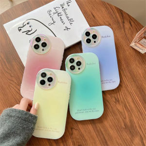 Candy Gradient Laser Phone Case for iPhone 17 /16/ 15/ 14  Full Camera Protection Shockproof Cover