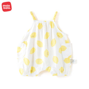 Antibacterial Baby Romper Summer Lightweight Sleeveless