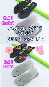 SL Promo Sandal Jepit Teplek Rubby Beli 1 Gratis 1