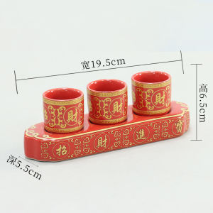 Cốc Trà Gốm Sứ Cốc Đựng Rượu Cốc Tế Tế Trang Trí Nhà Đồ Trang Trí Phật Giáo Trung Quốc Trung Quốc Phụ Kiện Trang Trí