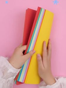 A4 80gsm Color Copy Paper 100 Sheets/Pack Multifunctional Origami Paper DIY Craft Scrapbooking Office Printing Color Paper