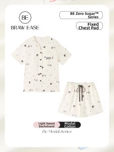BE | Cute Lace Tencel Modal Ladies Pajamas