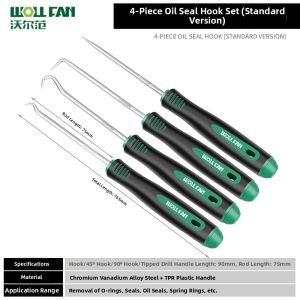 WOLL FAN | Oil Seal Remover Installer Tool Seal Ring Cartridge Pad Refill Tool