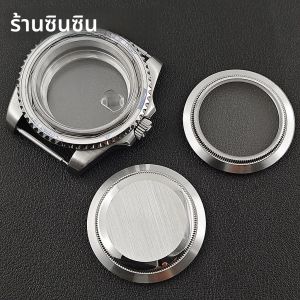 ฝาหลังนาฬิกาขนาด 40 มม. สีเงิน 1 ชิ้น สำหรับเครื่อง NH35 อะไหล่นาฬิกา กระจกนาฬิกา/ฝาหลังแบบแข็ง สำหรับเครื่อง NH34 NH35 NH36 NH38